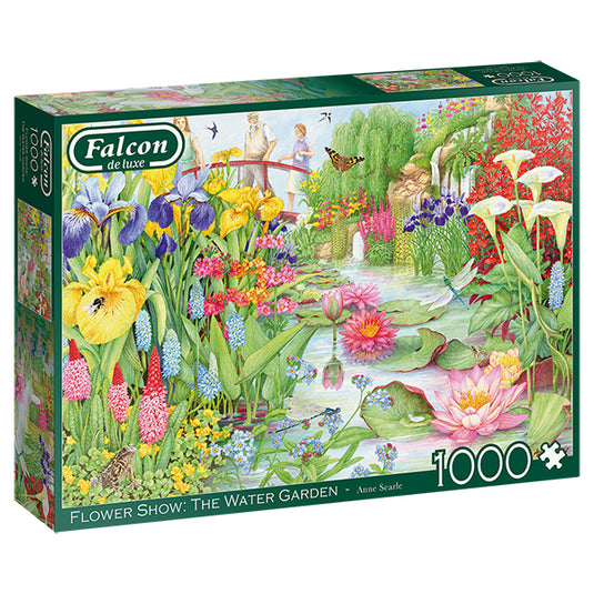 The Flower Show: The Water Garden 1000 Piece Jigsaw Puzzle by Falcon - 1