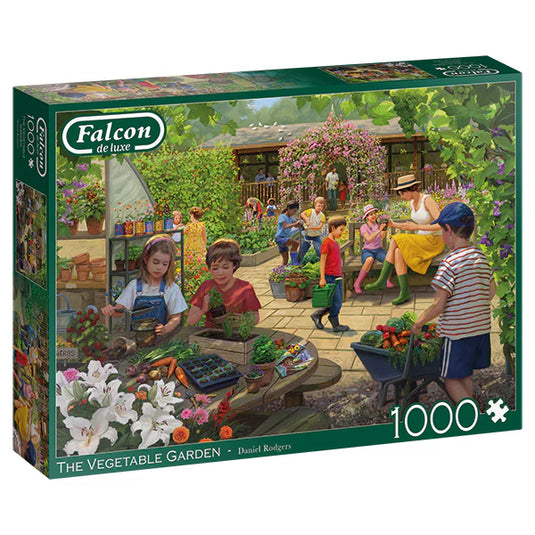 The School Vegetable Garden 1000 Piece Jigsaw Puzzle by Falcon