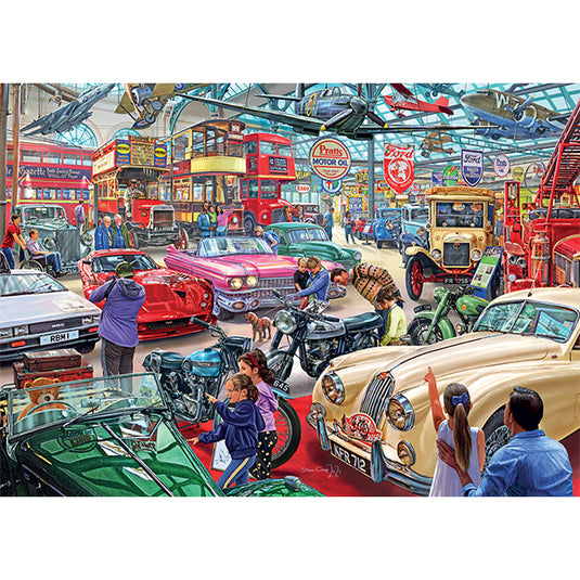 The Transport Museum 1000 Piece Jigsaw Puzzle by Falcon - 2