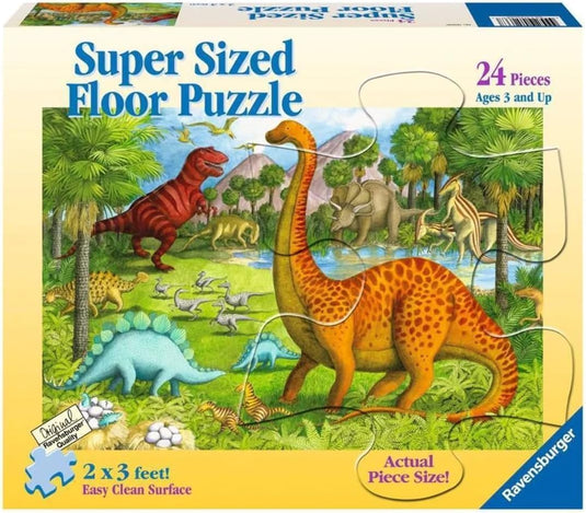 Dinosaur Pals 24 Piece Floor Puzzle by Ravensburger - 1