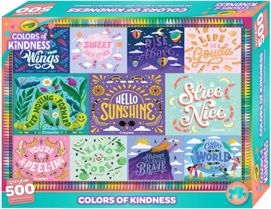 The Colors of Crayola 500 Piece Jigsaw Puzzle by Springbok - 1