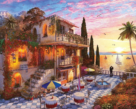 Mediterranean Romance 1000 Piece Jigsaw Puzzle by Springbok - 2