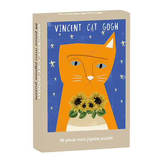 Vincent Cat Gogh 99 Piece Jigsaw Puzzle by Happily - 1