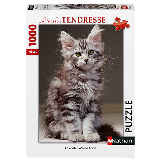 The Maine Coon Kitten 1000 Piece Jigsaw Puzzle by Nathan - 1