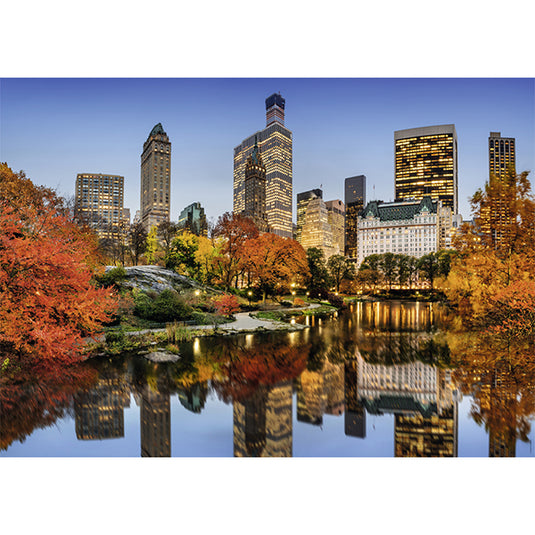 New York in Autumn 1500 Piece Jigsaw Puzzle by Nathan - 2
