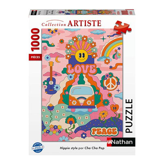 Hippie Style / Cha Cha Pop 1000 Piece Jigsaw Puzzle by Nathan - 1
