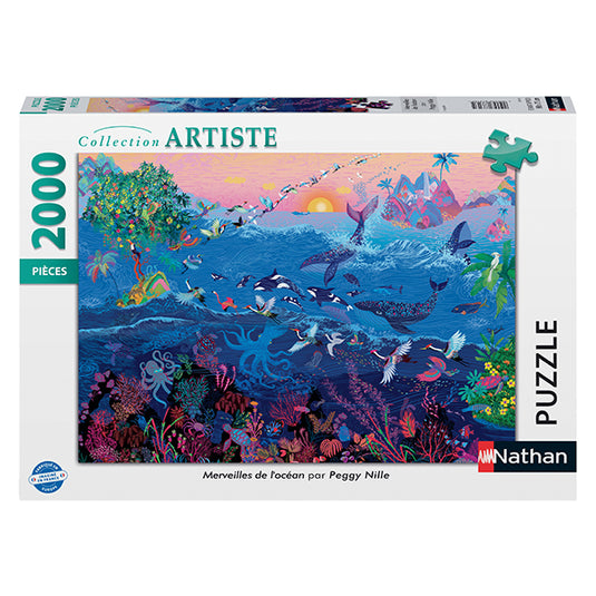 Wonders of the Ocean 2000 Piece Jigsaw Puzzle by Nathan - 1