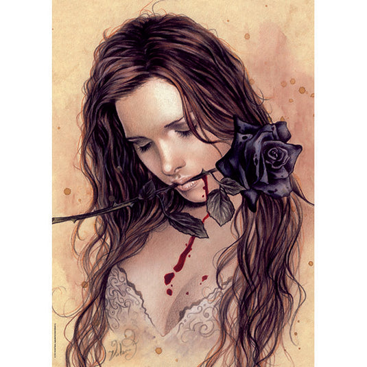 Favole: Dark Rose 1000 Piece Jigsaw Puzzle by Heye - 2