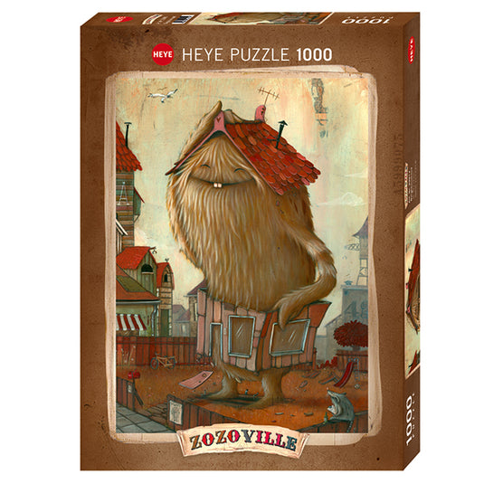 Zozoville: Neighbourhood 1000 Piece Jigsaw Puzzle by Heye - 1