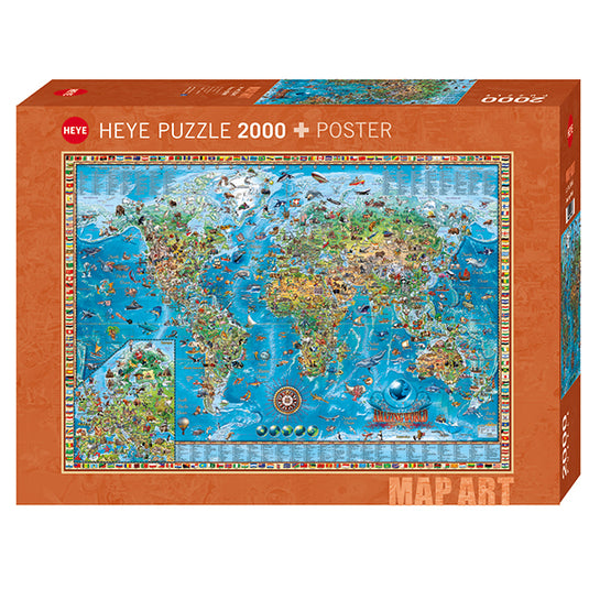 Amazing World 2000 Piece Jigsaw Puzzle by Heye - 1