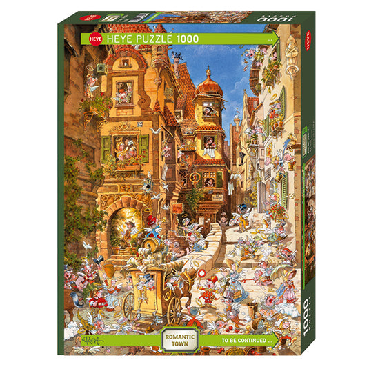 Romantic Town: By Day 1000 Piece Jigsaw Puzzle by Heye - 1