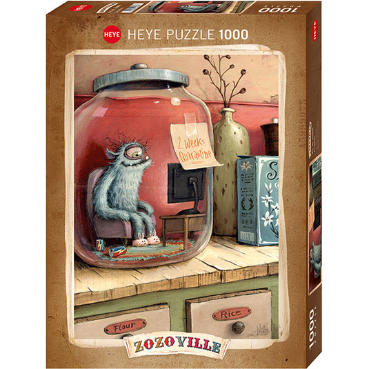 Zozoville: Jarantine 1000 Piece Jigsaw Puzzle by Heye - 1