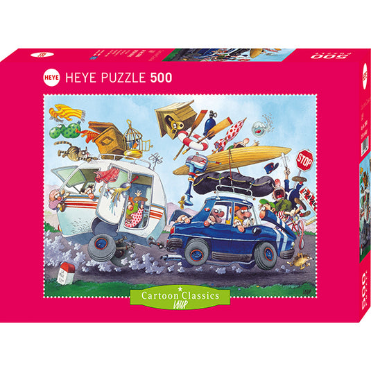 Off On Holiday! 500 Piece Jigsaw Puzzle by Heye - 1