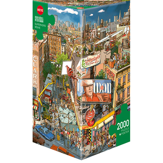 Superhero Movie 2000 Piece Jigsaw Puzzle by Heye - 1