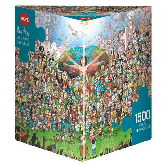 All-Time Legends 1500 Piece Jigsaw Puzzle by Heye - 1