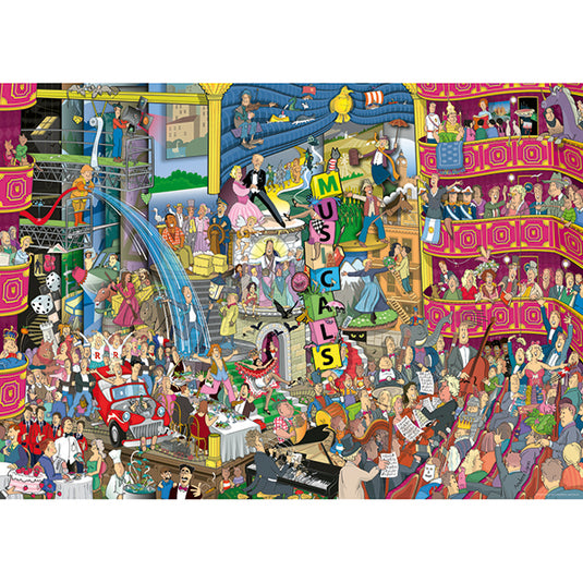 Best of Musicals 1000 Piece Jigsaw Puzzle by Heye - 2
