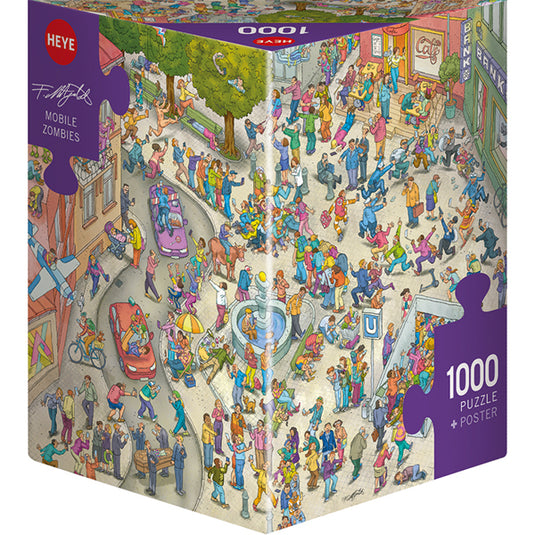 Mobile Zombies 1000 Piece Jigsaw Puzzle by Heye - 1
