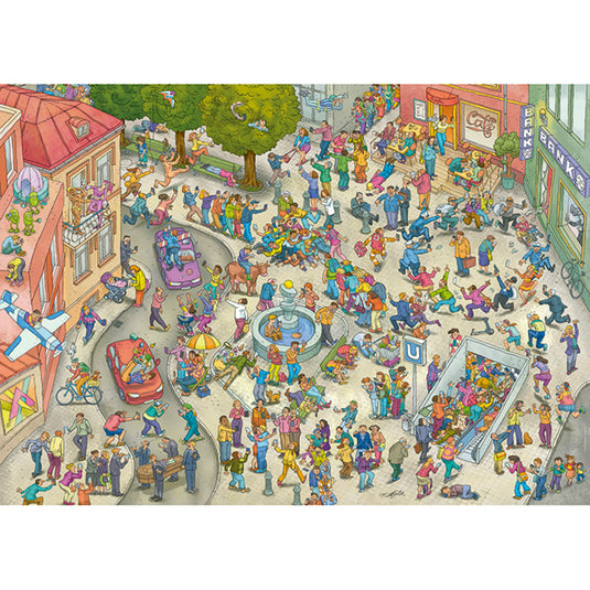 Mobile Zombies 1000 Piece Jigsaw Puzzle by Heye - 2