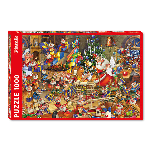 Christmas Chaos 1000 Piece Jigsaw Puzzle by Piatnik - 1