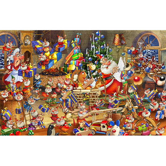 Christmas Chaos 1000 Piece Jigsaw Puzzle by Piatnik - 2