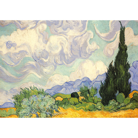 Wheat Field (Van Gogh) 1000 Piece Jigsaw Puzzle by Piatnik - 2