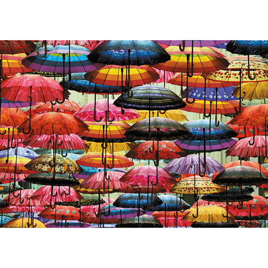 Colorful Umbrellas 1000 Piece Jigsaw Puzzle by Piatnik - 2