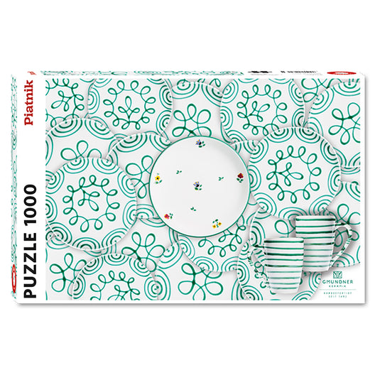 Gmundner Keramik 1000 Piece Jigsaw Puzzle by Piatnik - 1