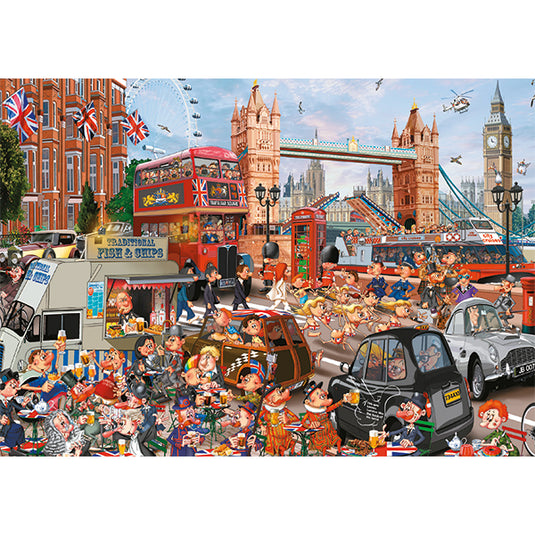 London 1000 Piece Jigsaw Puzzle by Piatnik - 2