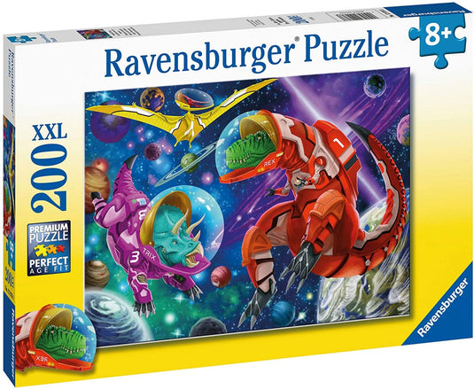 Space Dinosaurs 200 Piece XXL Jigsaw Puzzle by Ravensburger - 2