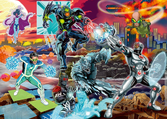 DC Cyborg Collector's Ed. 1000 Piece Jigsaw Puzzle by Ravensburger - 2