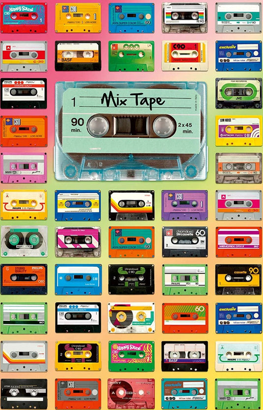 Mix Tape 200 Piece Jigsaw Puzzle by Ravensburger - 1