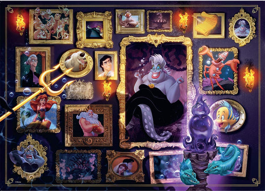 Disney Villainous: Ursula 1000 Piece Jigsaw Puzzle by Ravensburger - 1