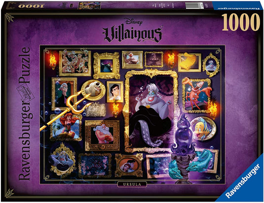 Disney Villainous: Ursula 1000 Piece Jigsaw Puzzle by Ravensburger - 2