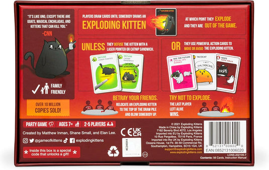 Exploding Kittens Card Game