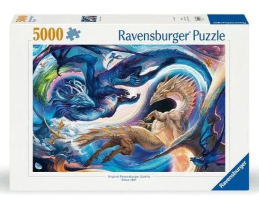 Dragon Day and Night 5000 Piece Puzzle by Ravensburger