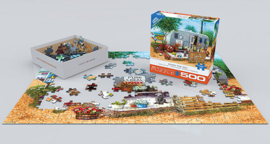 Honey for Sale 500 Piece Jigsaw Puzzle by Eurographics - 3