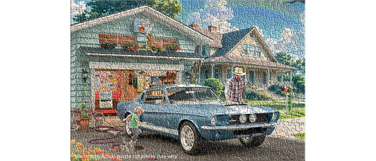 1967 Ford Mustand Shelby GT500 550 Piece Tin Jigsaw Puzzle by Eurographics