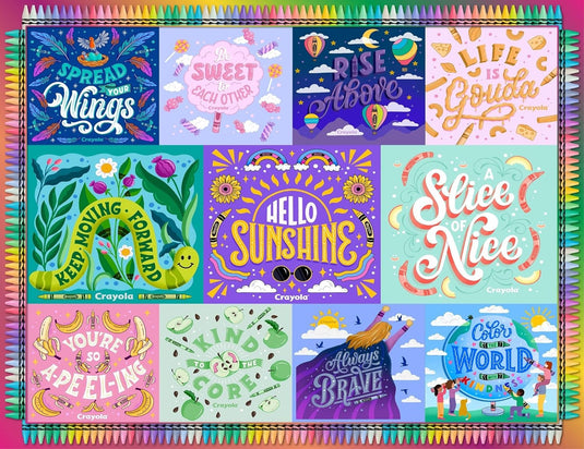 The Colors of Crayola 500 Piece Jigsaw Puzzle by Springbok - 2