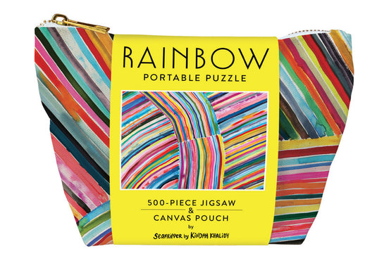 Rainbow Portable 500 Piece Jigsaw Puzzle - 1