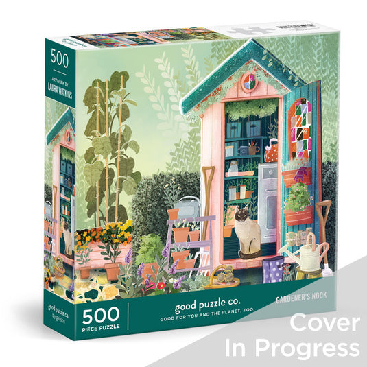 Good Puzzle Co. Gardener's Nook 500 Piece Puzzle