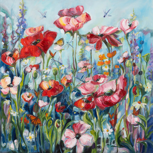 Blooming Hope by Michelle Austen 57 Piece Wooden Jigsaw Puzzle by Stumpcraft