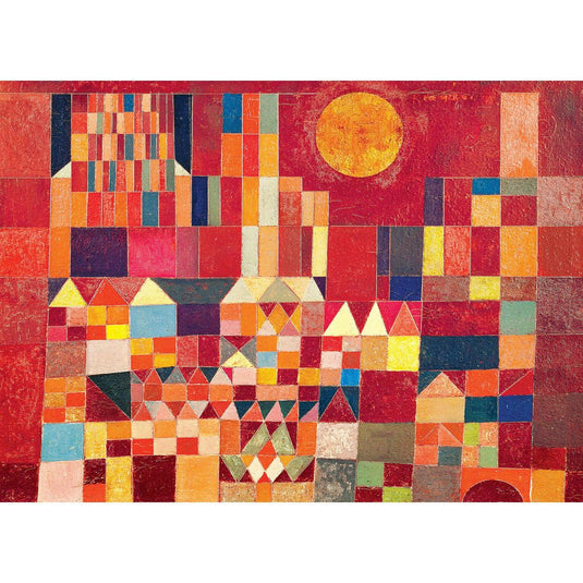 Castle and Sun by Paul Klee 100 Piece Jigsaw Puzzle by Eurographics - 2