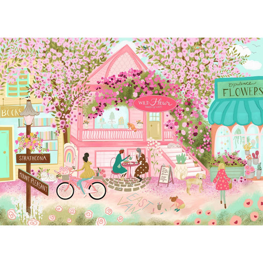 City in Bloom | 1000-Piece Puzzle for Adults | Designed in Canada by Ginger Deverell - 5