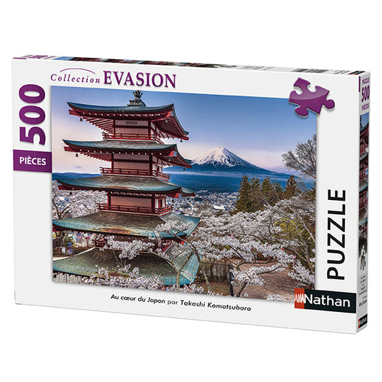 In the Heart of Japan 500 Piece Jigsaw Puzzle by Nathan - 1