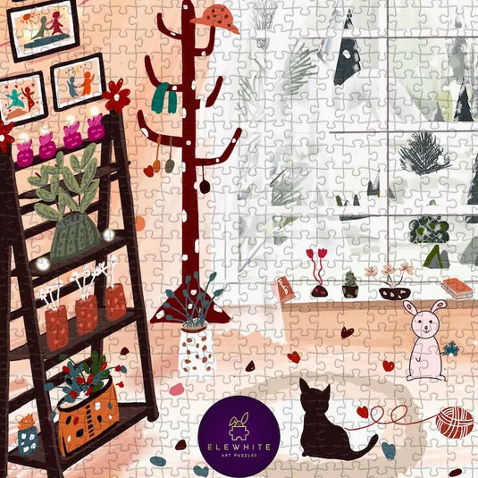 Cocooned Comfort 1000 Piece Jigsaw Puzzle by Elewhite - 3