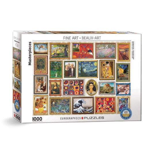 Fine Art Masterpieces 1000 Piece Jigsaw Puzzle by Eurographics - 1