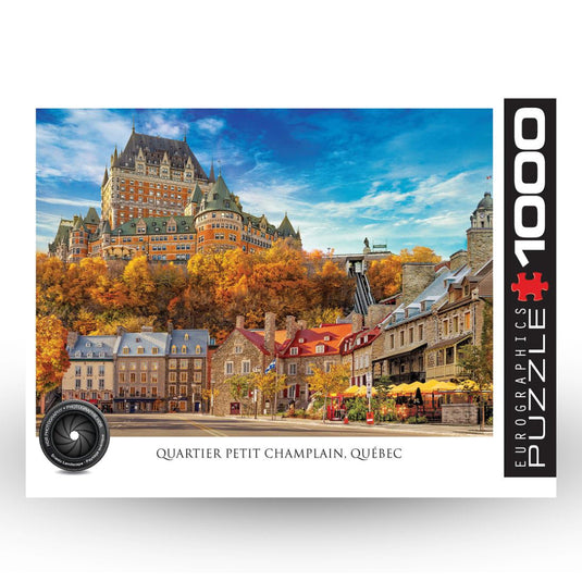 Quartier Petit Champlain 1000 Piece Jigsaw Puzzle by Eurographics - 1