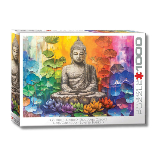 Colorful Buddha 1000 Piece Jigsaw Puzzle by Eurographics - 1