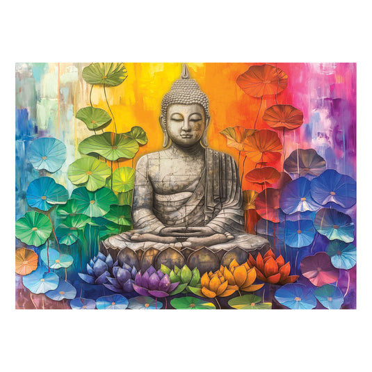 Colorful Buddha 1000 Piece Jigsaw Puzzle by Eurographics - 2