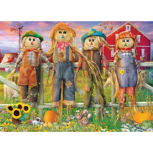 Friendly Scarecrows by Eduard 300 Piece Jigsaw Puzzle by Eurographics - 2